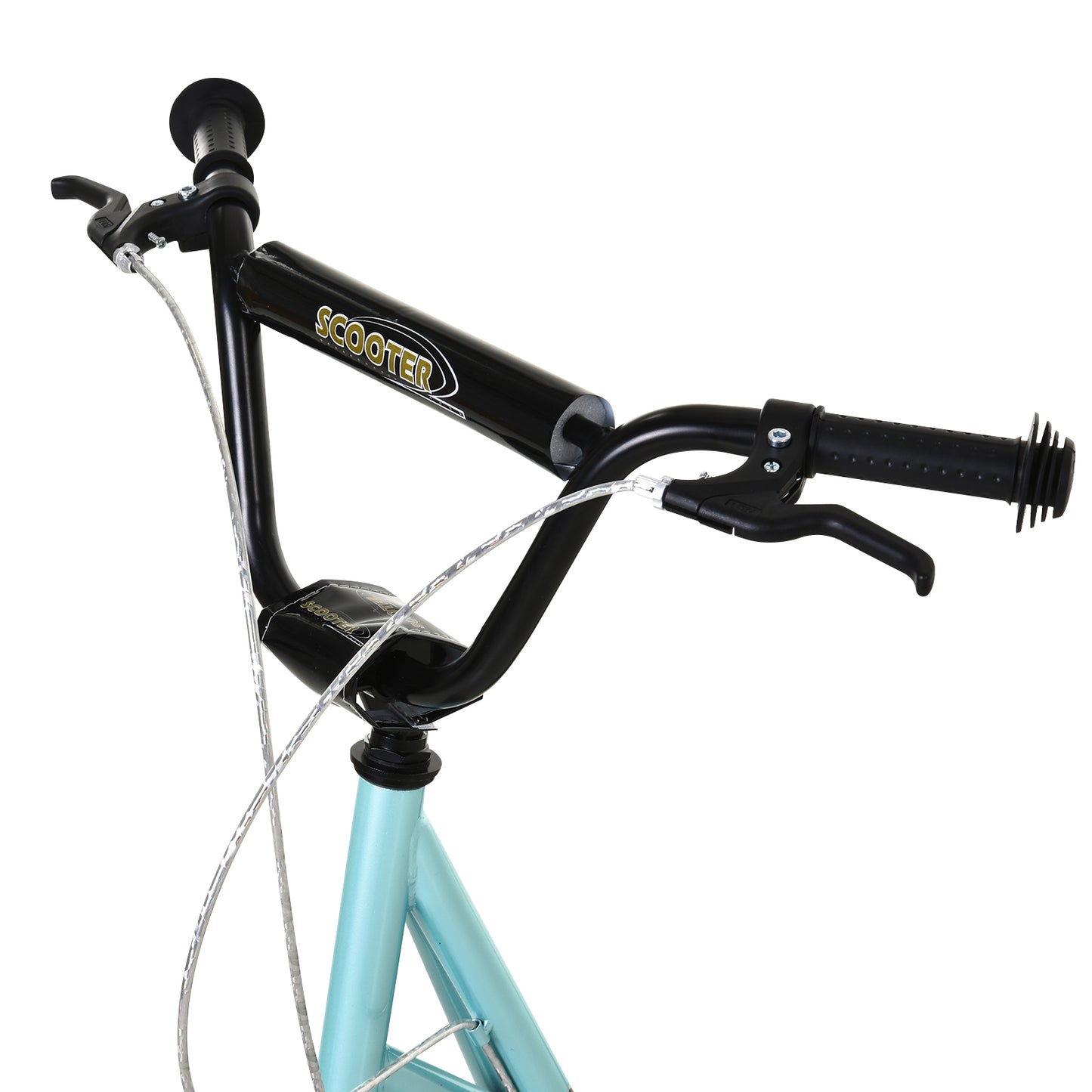 HOMCOM Kids Steel Frame Adjustable Kick Scooter Blue