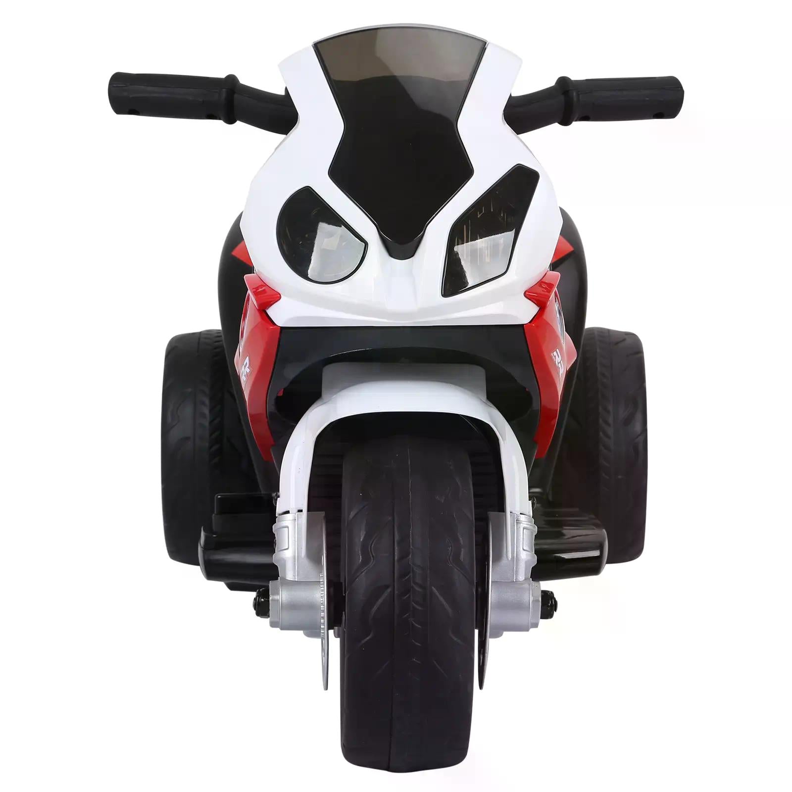 HOMCOM Electric Motorbike for Kids Ride on BMW Motorbike W/Headlights and Music, 6 V-Red