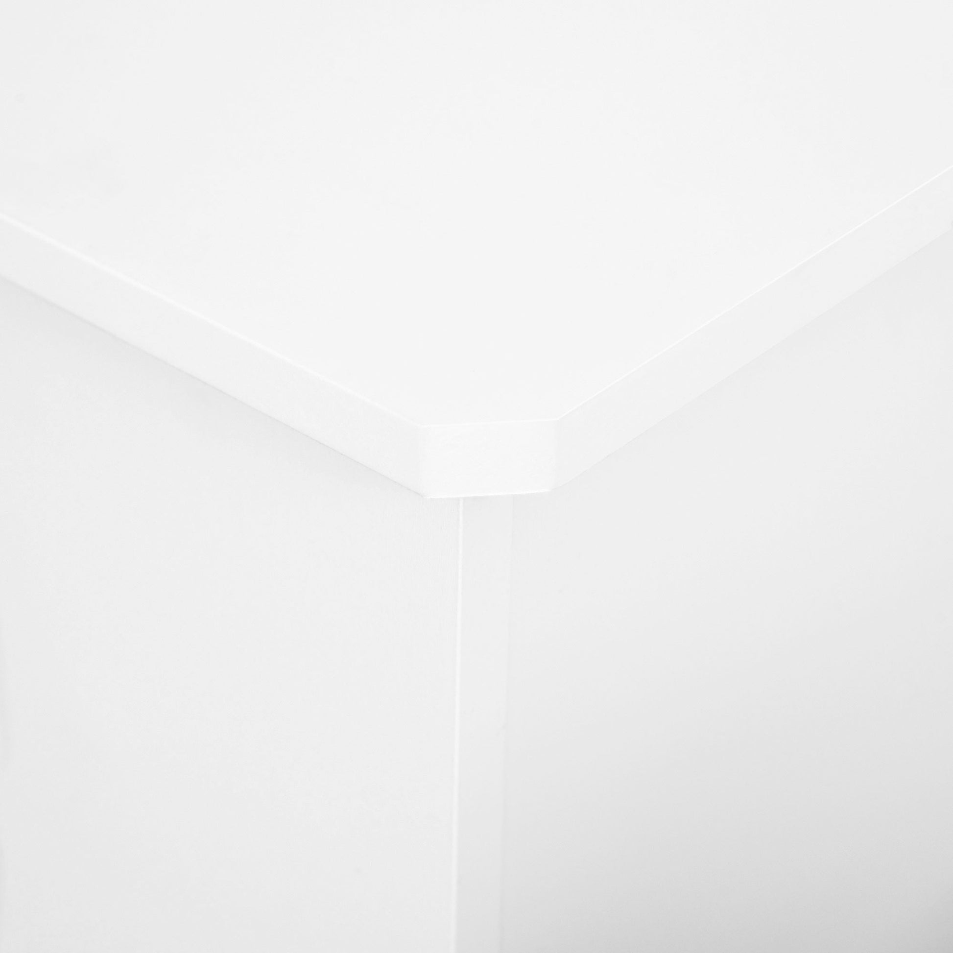 HOMCOM MDF White Painted Radiator Cover Slatted Cabinet Shelving Display Horizontal Style Modern Piece 172L x 19W x 81H cm