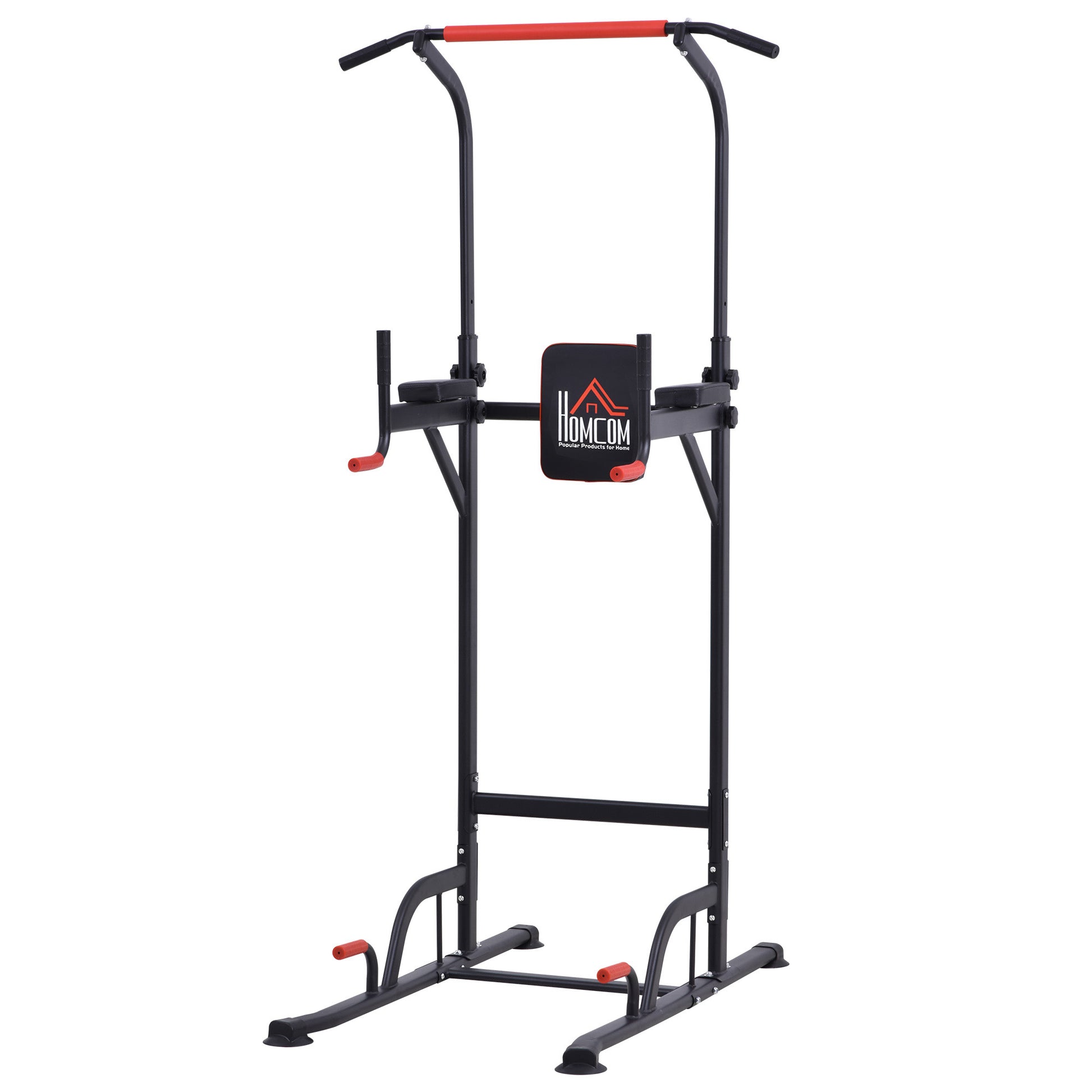 HOMCOM Pull Up Station Bar Power Tower Station for Home Office Gym Traning Workout Equipment