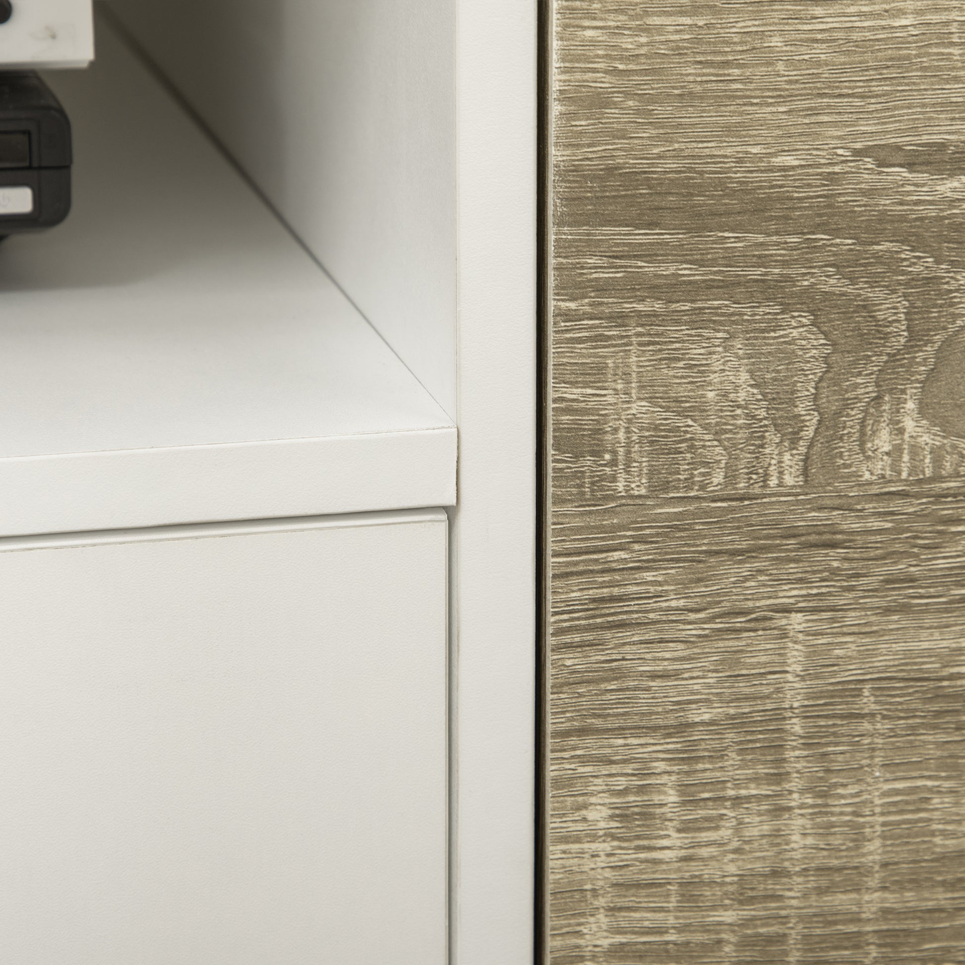 HOMCOM TV Unit Cabinet for TVs up to 50 Inches, TV Stand with Storage Cabinets and Drawer for Living Room and Bedroom, Grey