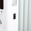 HOMCOM 1630W Digital Oil Filled Radiator, 7 Fin, Portable Electric Hea ...