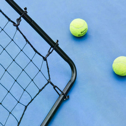 HOMCOM Rebounder Net Playback Soccer Football Game Spot Target Ball Rebounders Training Equipment Play Teaching