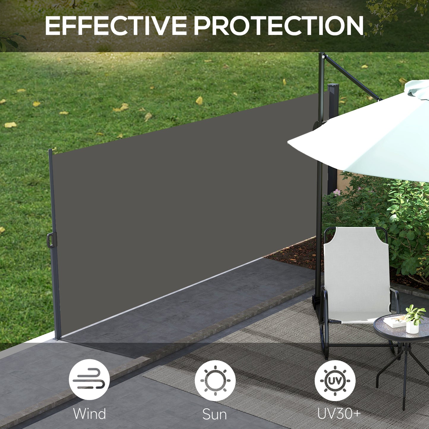 outsunny-retractable-side-awning-outdoor-privacy-screen-for-garden-hot-tub-balcony-terrace-pool-400-x-180cm-dark-grey