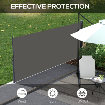 outsunny-retractable-side-awning-outdoor-privacy-screen-for-garden-hot-tub-balcony-terrace-pool-400-x-180cm-dark-grey