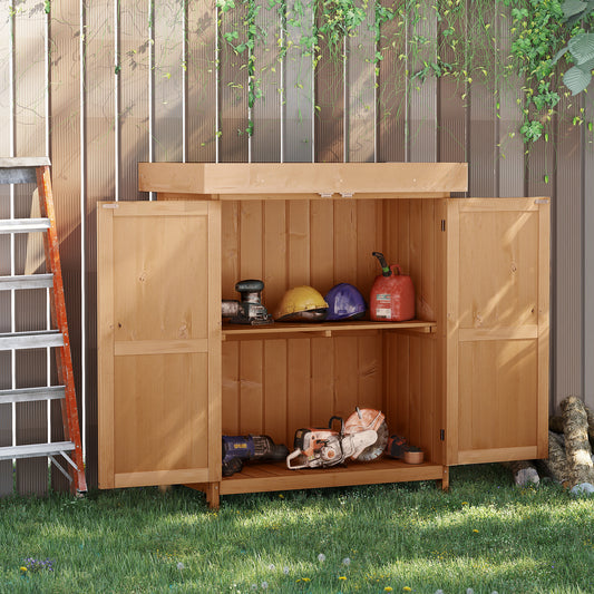 outsunny-outdoor-garden-storage-shed-cedarwood-burlywood-colour