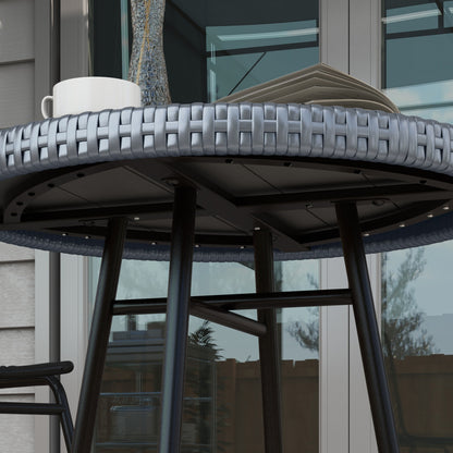 outsunny-pe-rattan-side-table-grey