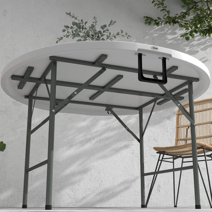 outsunny-122-folding-garden-table-outdoor-hdpe-round-picnic-table-for-6-patio-table-with-metal-frame-white