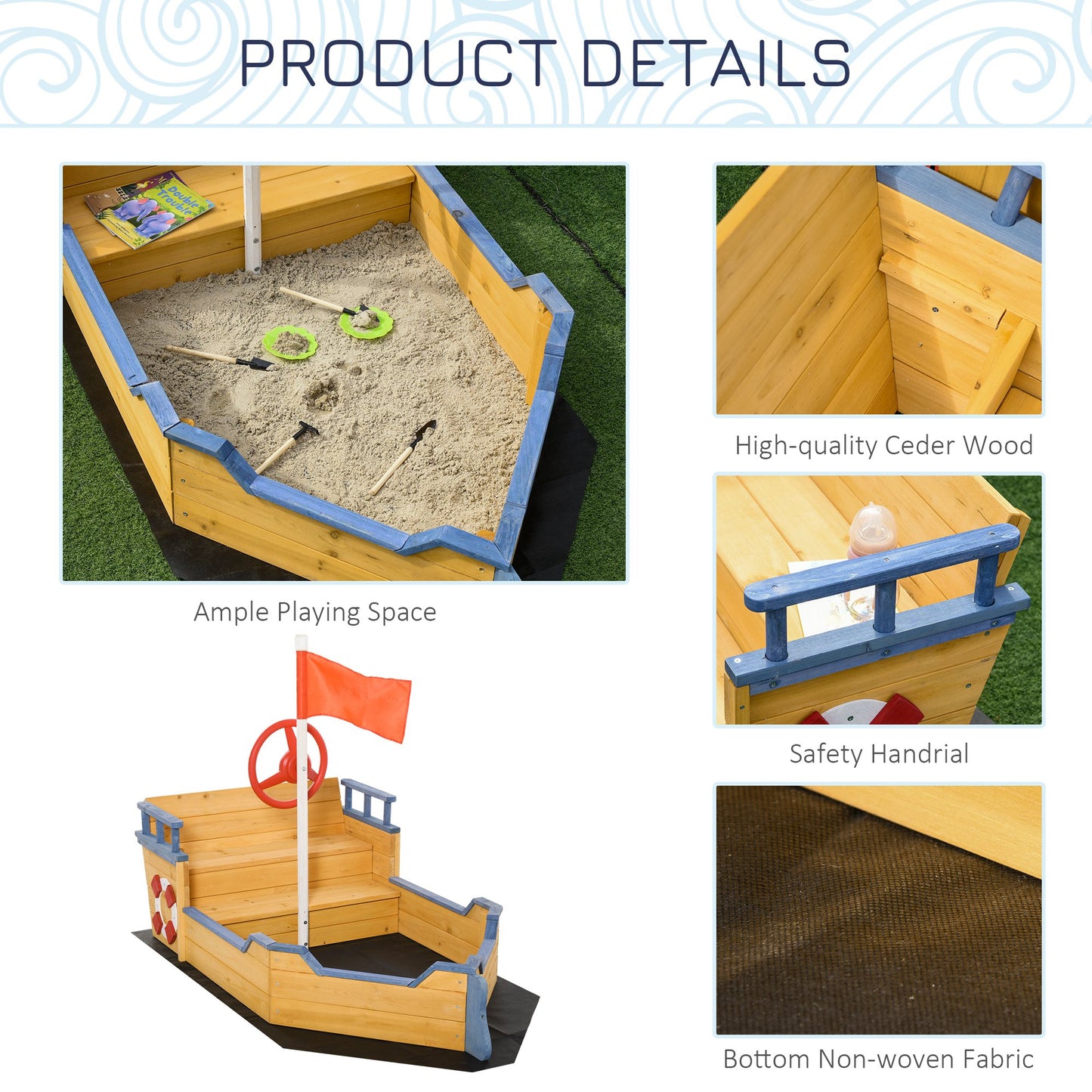 outsunny-kids-wooden-sandpit-children-sandbox-pirate-ship-sandboat-outdoor-backyard-playset-play-station-w-bench-bottom-liner