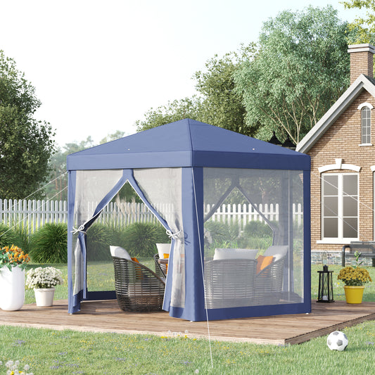 outsunny-4m-netting-gazebo-hexagon-tent-patio-canopy-outdoor-shelter-party-activities-shade-resistant-blue