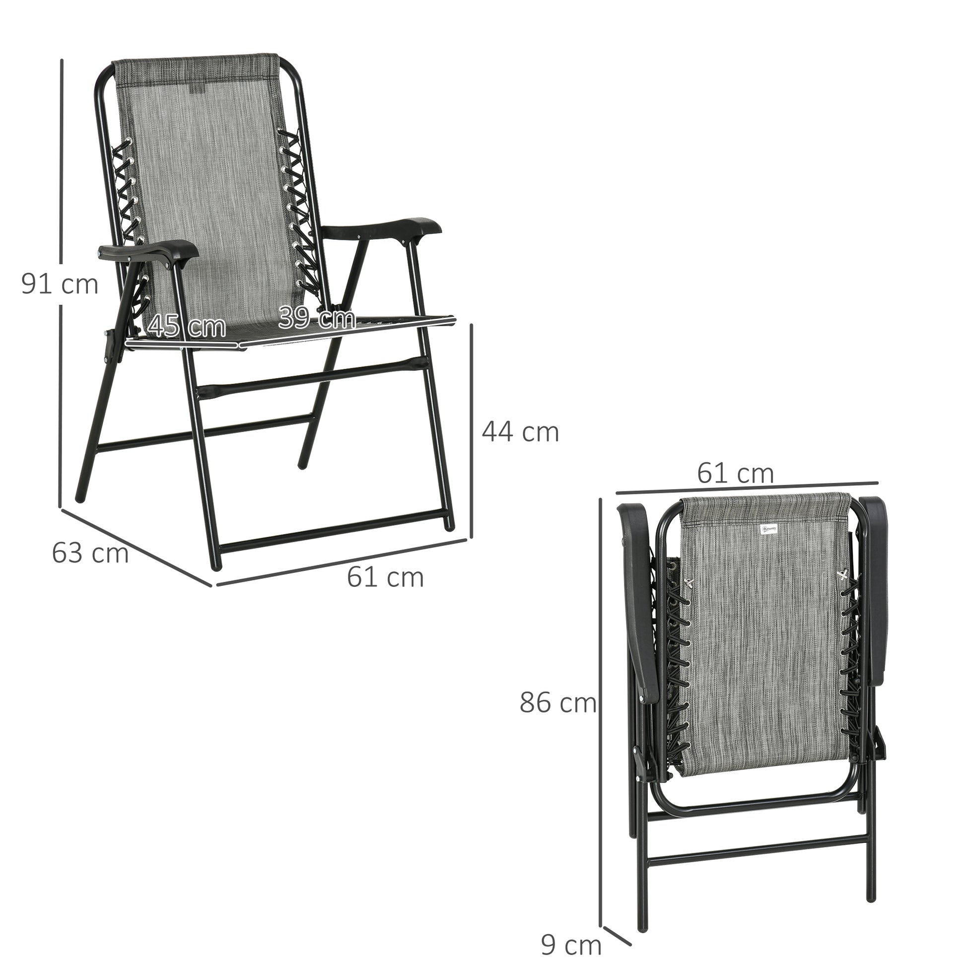 outsunny-set-of-6-patio-folding-chair-set-garden-portable-outdoor-chairs-with-armrest-and-breathable-mesh-fabric-seat-and-backrest-for-camping-beach-deck-lawn-grey