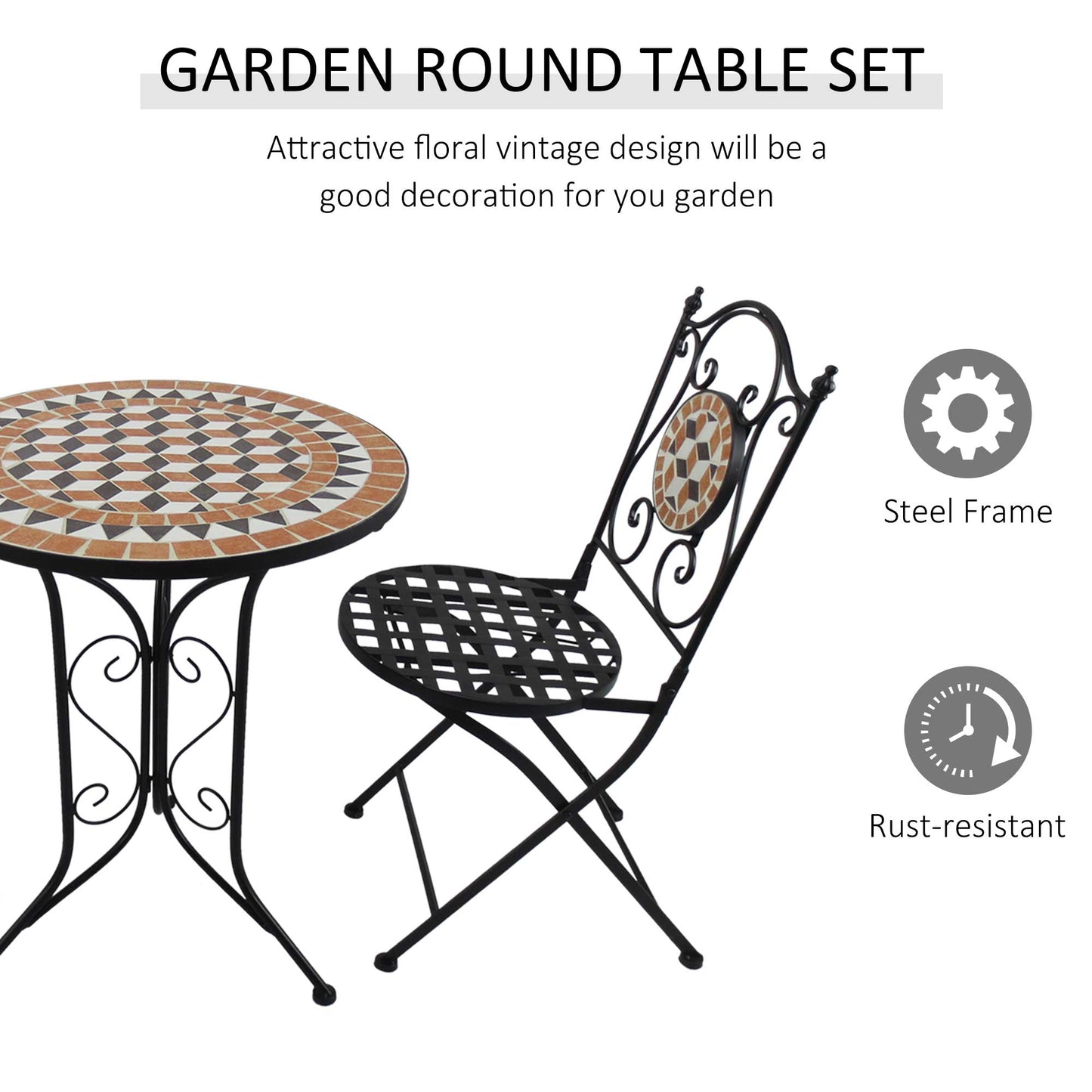 outsunny-3-pcs-garden-mosaic-bistro-set-outdoor-patio-2-folding-chairs-1-round-table-outdoor-metal-furniture-vintage