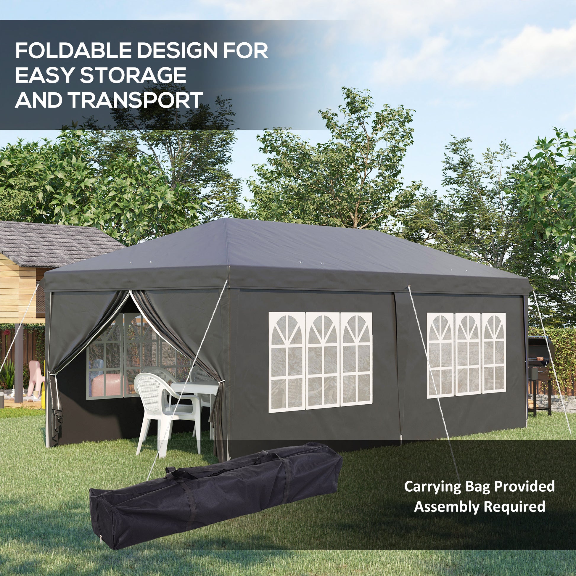 outsunny-3-x-6-m-pop-up-gazebo-with-sides-and-windows-height-adjustable-party-tent-with-storage-bag-for-garden-camping-event-black
