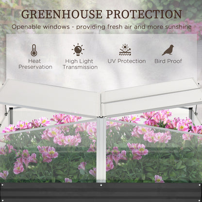 outsunny-outsuuny-galvanised-raised-garden-bed-outdoor-planter-box-with-greenhouse-and-cover-for-vegetables-flowers-dark-grey
