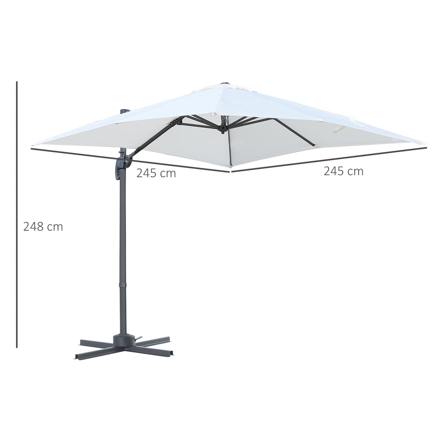 outsunny-2-5-x-2-5m-patio-offset-parasol-umbrella-cantilever-hanging-aluminium-sun-shade-canopy-shelter-360-rotation-with-crank-handle-and-cross-base