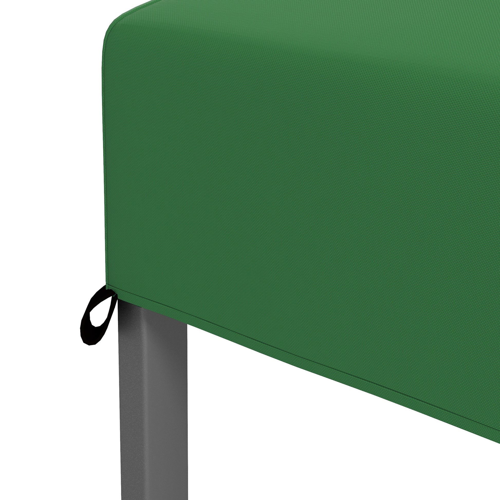 outsunny-3-x-3m-pop-up-gazebo-1-person-easy-up-marquee-party-tent-with-1-button-push-adjustable-straight-legs-wheeled-bag-stakes-ropes-sandbags-instant-shelter-green