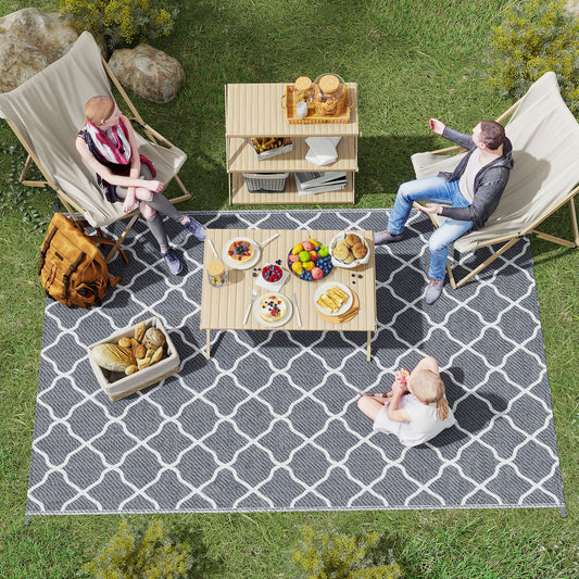 outsunny-reversible-outdoor-rug-with-carry-bag-and-ground-stakes-waterproof-plastic-straw-mat-for-backyard-deck-rv-picnic-camping-grey-white