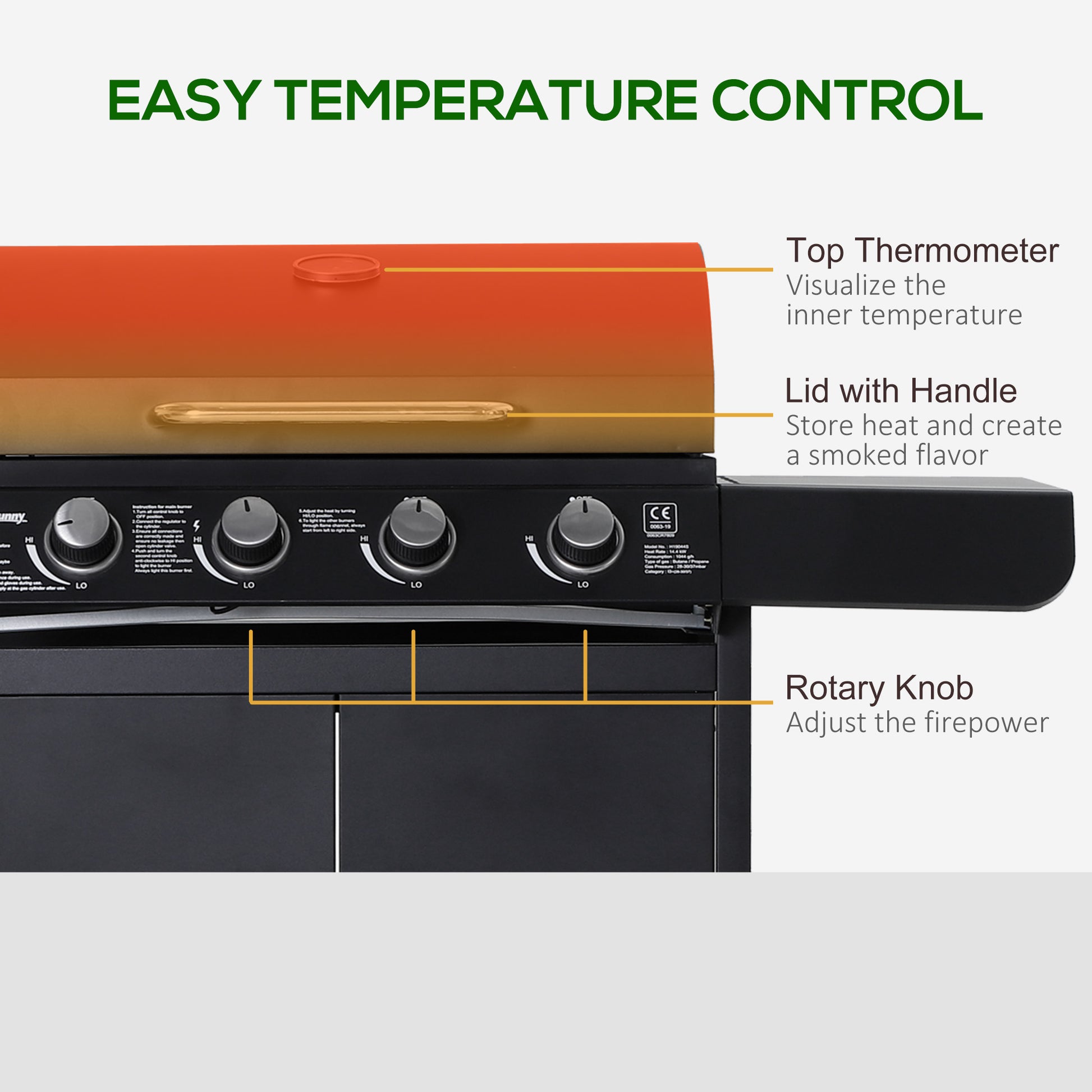 outsunny-4-1-gas-burner-grill-bbq-trolley-backyard-garden-smoker-side-burner-barbecue-w-storage-side-table-wheels