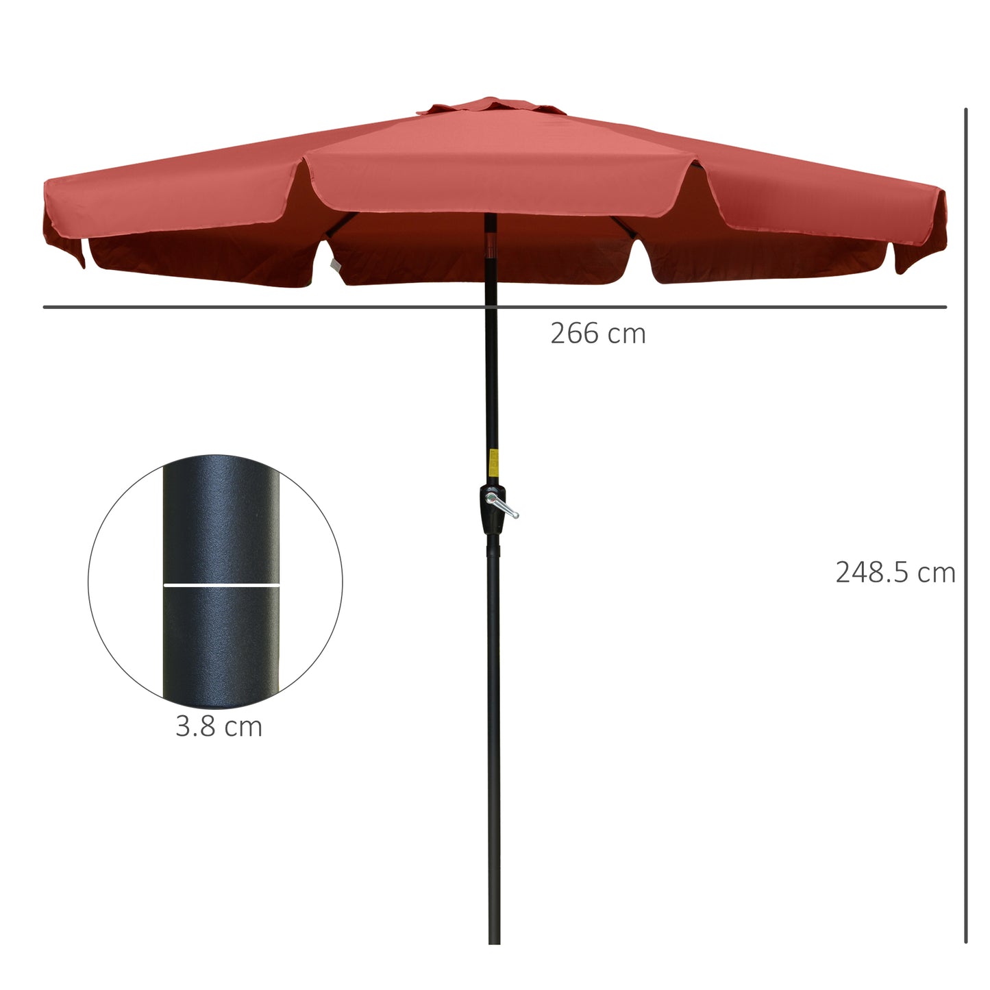 outsunny-2-66m-patio-umbrella-garden-parasol-outdoor-sun-shade-table-umbrella-with-ruffles-8-sturdy-ribs-wine-red