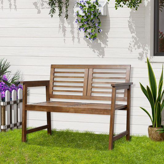 outsunny-2-seater-wooden-garden-bench-outdoor-patio-loveseat-chair-with-backrest-and-armrest-for-yard-lawn-porch-brown
