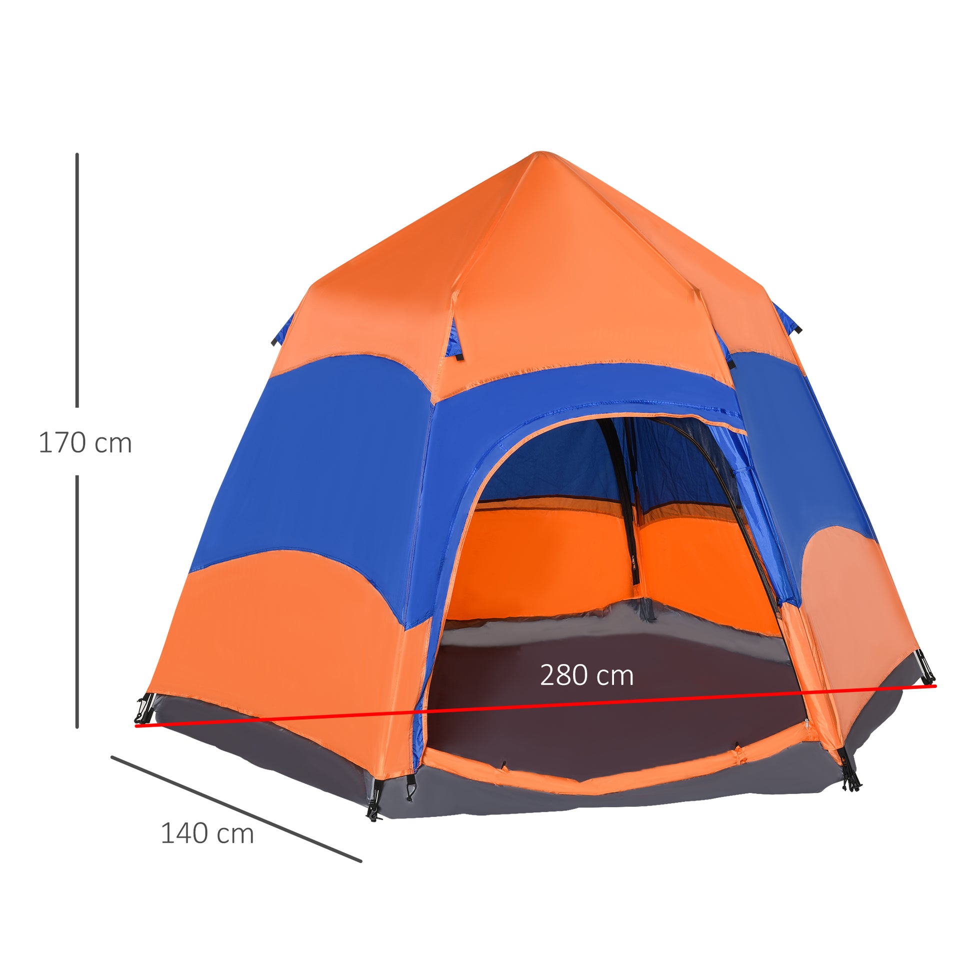 outsunny-six-man-hexagon-pop-up-tent-camping-festival-hiking-shelter-family-portable