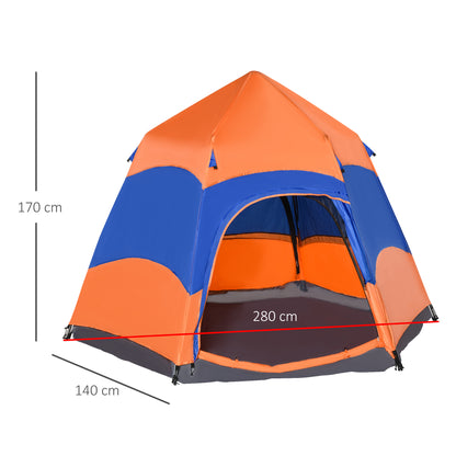 outsunny-six-man-hexagon-pop-up-tent-camping-festival-hiking-shelter-family-portable