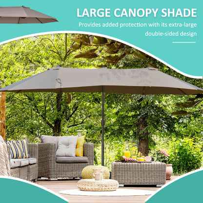 outsunny-double-canopy-offset-parasol-umbrella-garden-shade-with-12-support-ribs-crank-handle-easy-lift-twin-canopy-brown