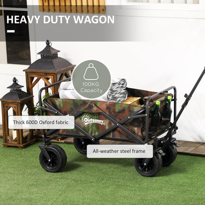 outsunny-folding-garden-trolley-outdoor-wagon-cart-with-carry-bag-for-beach-camping-festival-100kg-capacity-camouflage