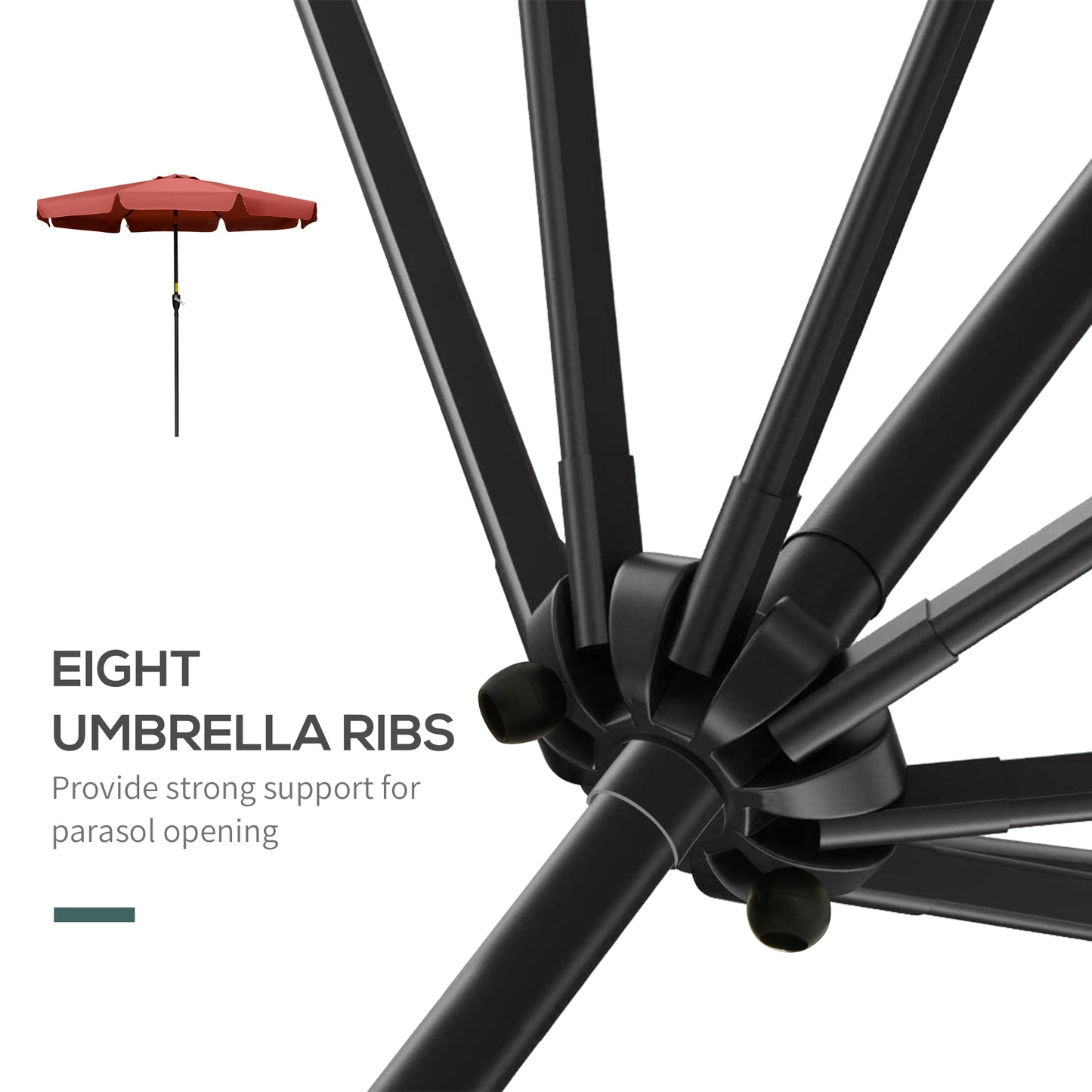 outsunny-2-66m-patio-umbrella-garden-parasol-outdoor-sun-shade-table-umbrella-with-ruffles-8-sturdy-ribs-wine-red