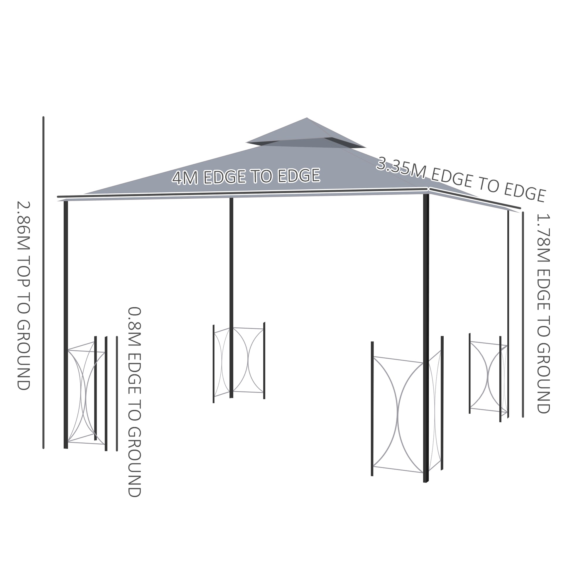 outsunny-4-x-3-35m-patio-metal-gazebo-canopy-garden-tent-sun-shade-outdoor-shelter-with-2-tier-roof-netting-and-curtains-steel-frame-grey