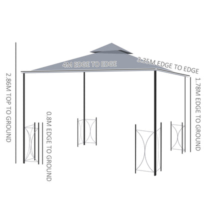 outsunny-4-x-3-35m-patio-metal-gazebo-canopy-garden-tent-sun-shade-outdoor-shelter-with-2-tier-roof-netting-and-curtains-steel-frame-grey