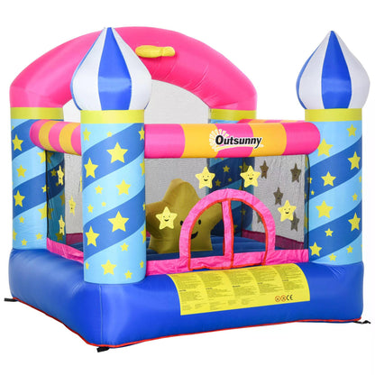 outsunny-kids-bounce-castle-house-inflatable-trampoline-basket-with-inflator-for-age-3-12-castle-stars-design-2-25-x-2-2-x-2-15m