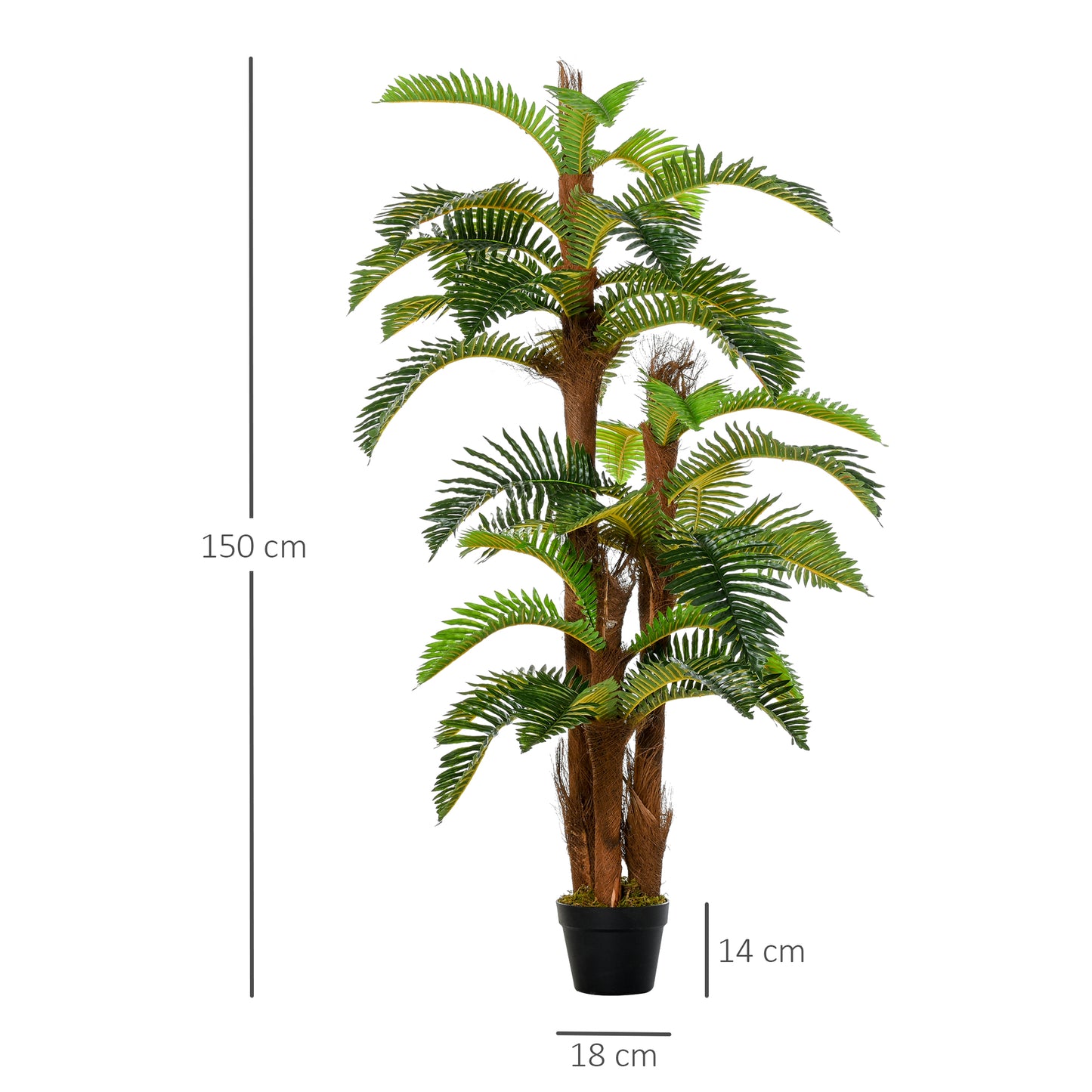 outsunny-set-of-2-artificial-plant-tropical-palm-in-pot-fake-plants-for-home-indoor-outdoor-decor-150cm-green