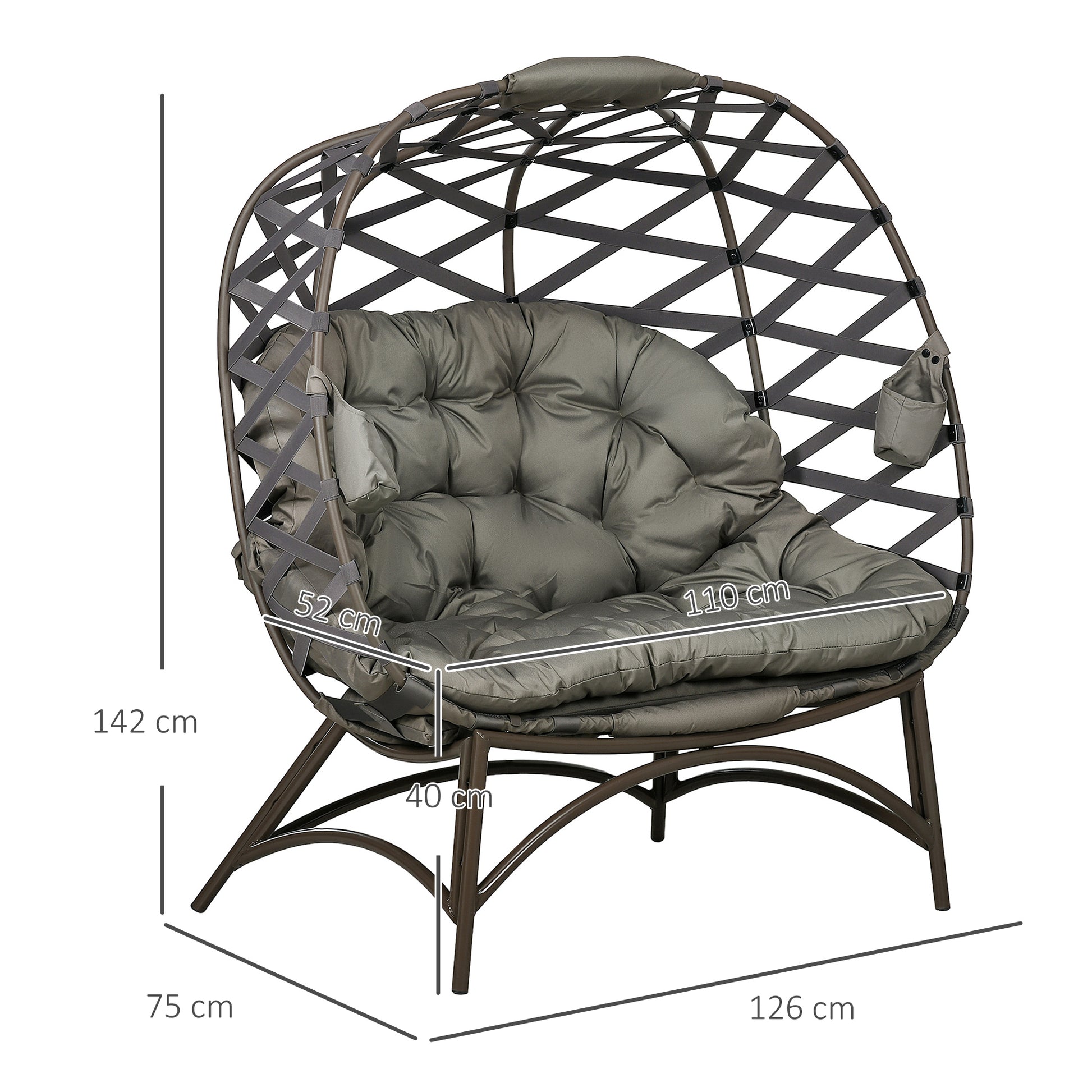 outsunny-2-seater-egg-chair-outdoor-folding-weave-garden-furniture-chair-with-cushion-cup-pockets-sand-brown