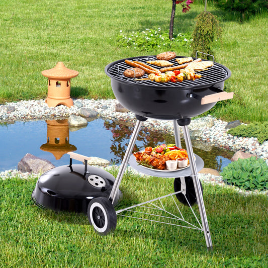 outsunny-bbq-grill-charcoal-grill-portable-charcoal-bbq-round-kettle-grill-outdoor-heat-control-party-patio-barbecue