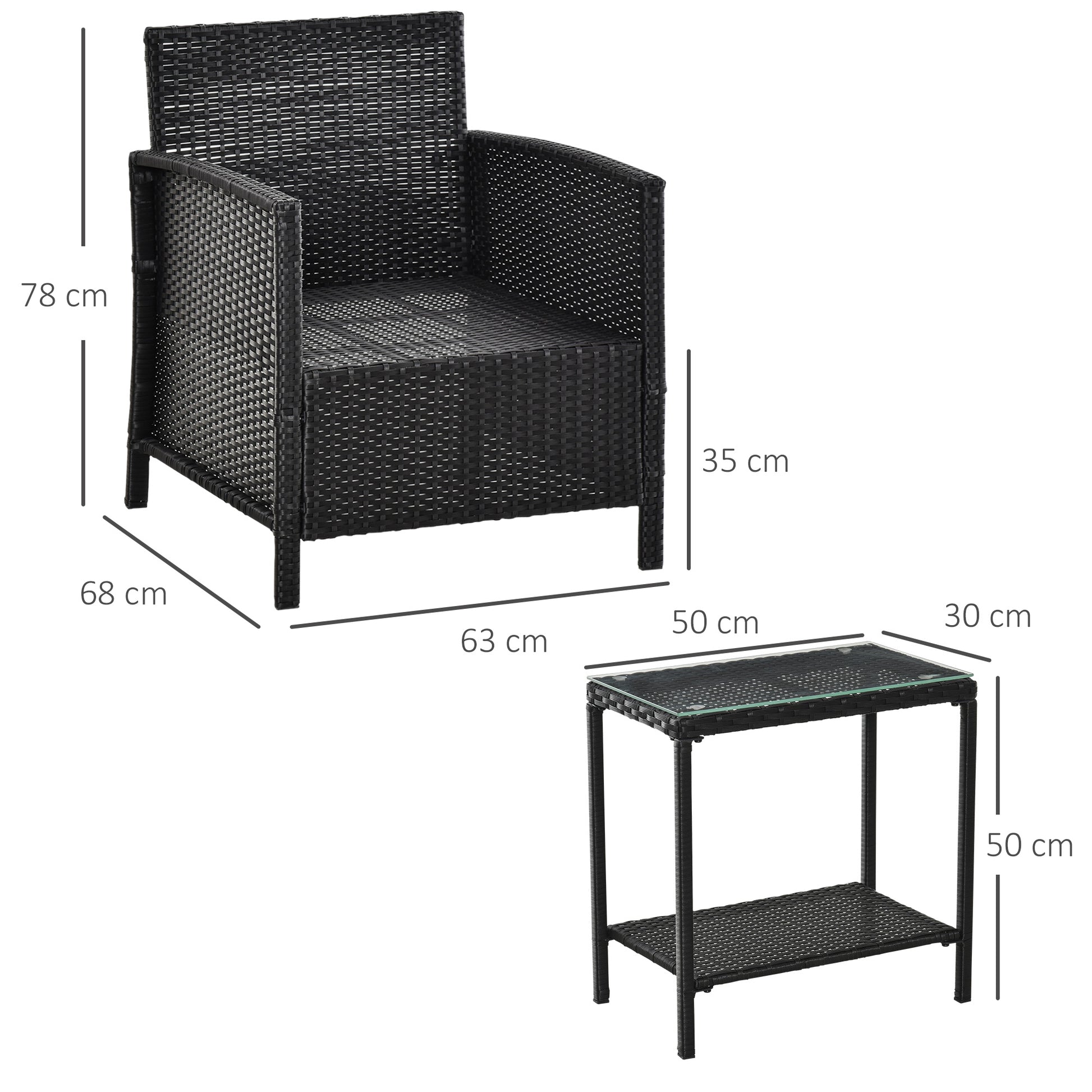 outsunny-rattan-garden-furniture-outdoor-3-pieces-patio-bistro-set-jack-and-jill-seat-wicker-weave-conservatory-sofa-chair-table-set-w-cushion-black