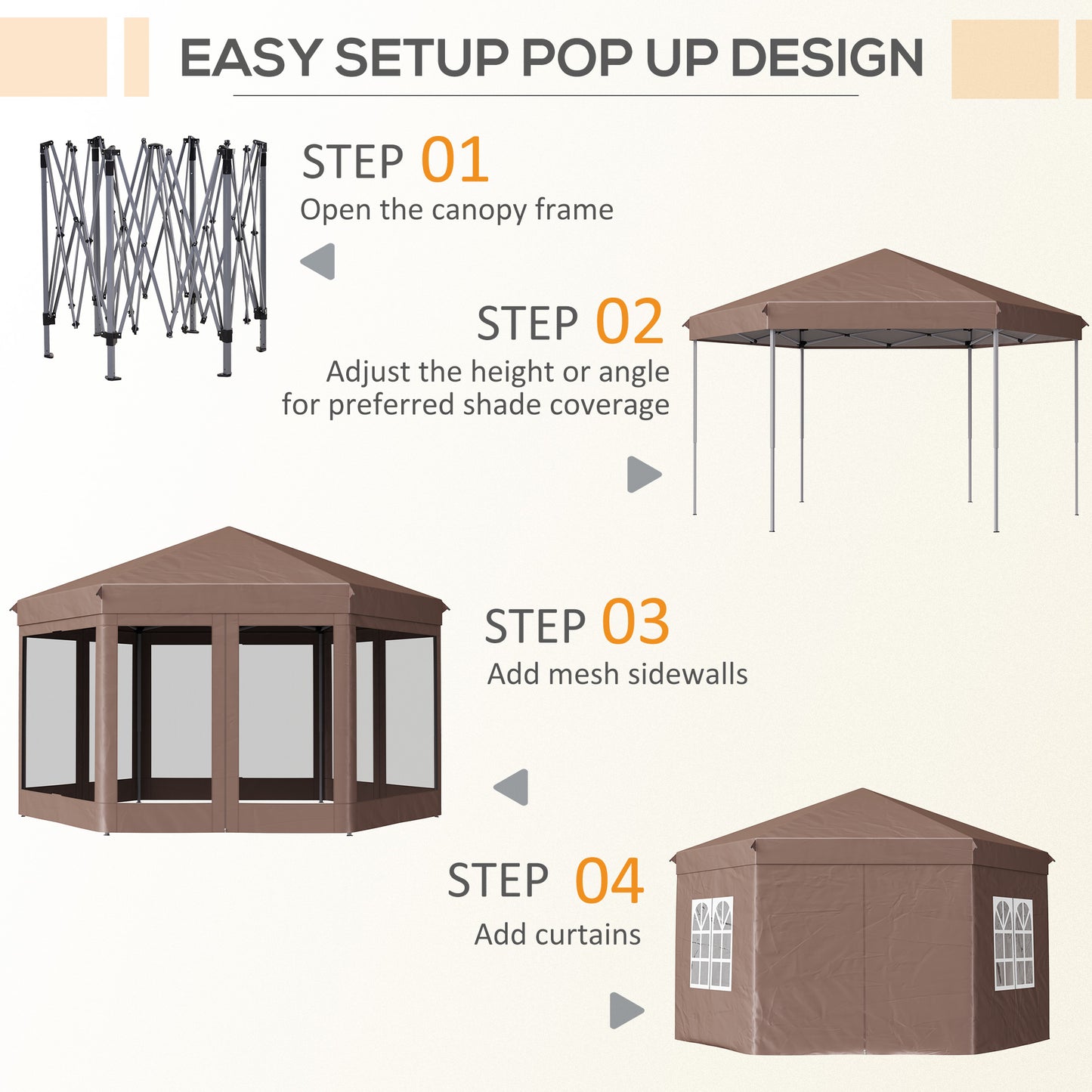 outsunny-4m-x-4m-hexagonal-metal-frame-garden-gazebo-brown