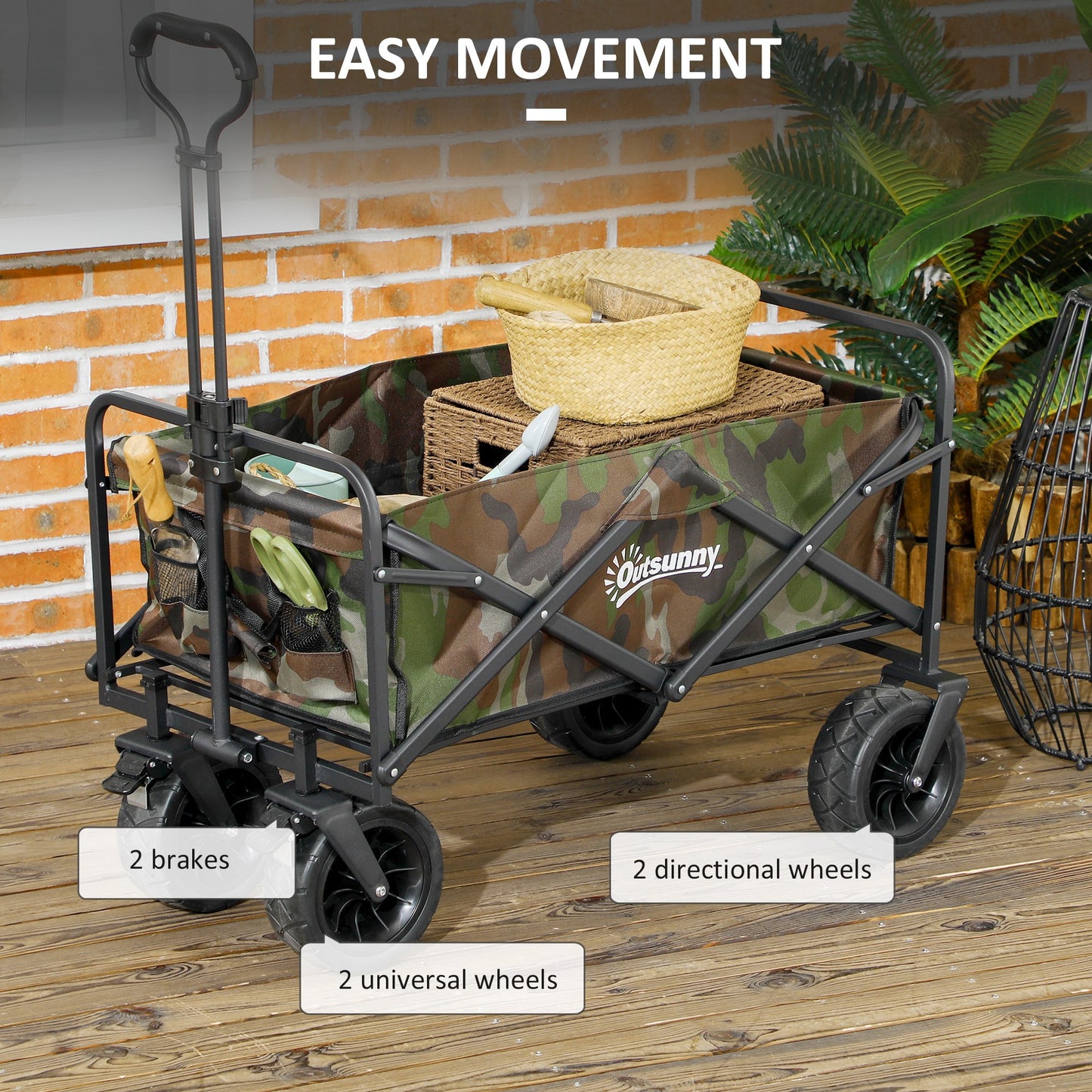 outsunny-folding-garden-trolley-outdoor-wagon-cart-with-carry-bag-for-beach-camping-festival-100kg-capacity-camouflage