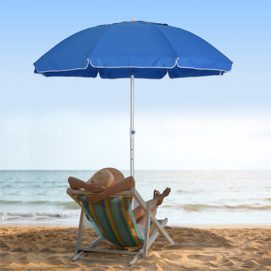 outsunny-arc-1-9m-beach-umbrella-with-pointed-design-adjustable-tilt-carry-bag-for-outdoor-patio-blue