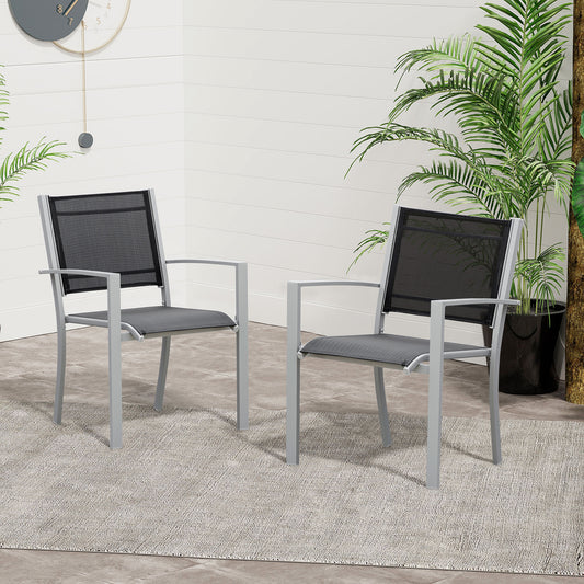 outsunny-set-of-2-outdoor-chairs-square-steel-frame-texteline-seats-foot-caps-mesh-boxy-comfortable-easy-clean-black-grey