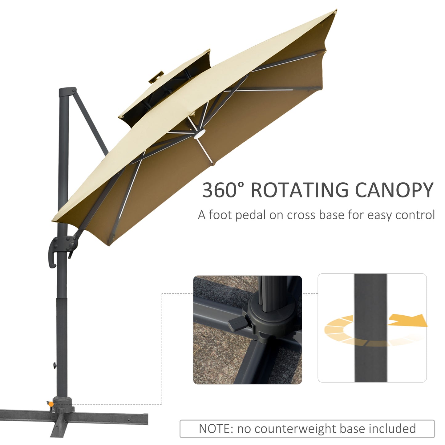 outsunny-3m-cantilever-roma-parasol-adjustable-garden-sun-umbrella-with-solar-led-tilt-and-crank-handle-cross-base-for-lawn-khaki