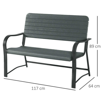 outsunny-2-seater-garden-bench-double-chair-outdoor-love-chair-patio-furniture-dark-green