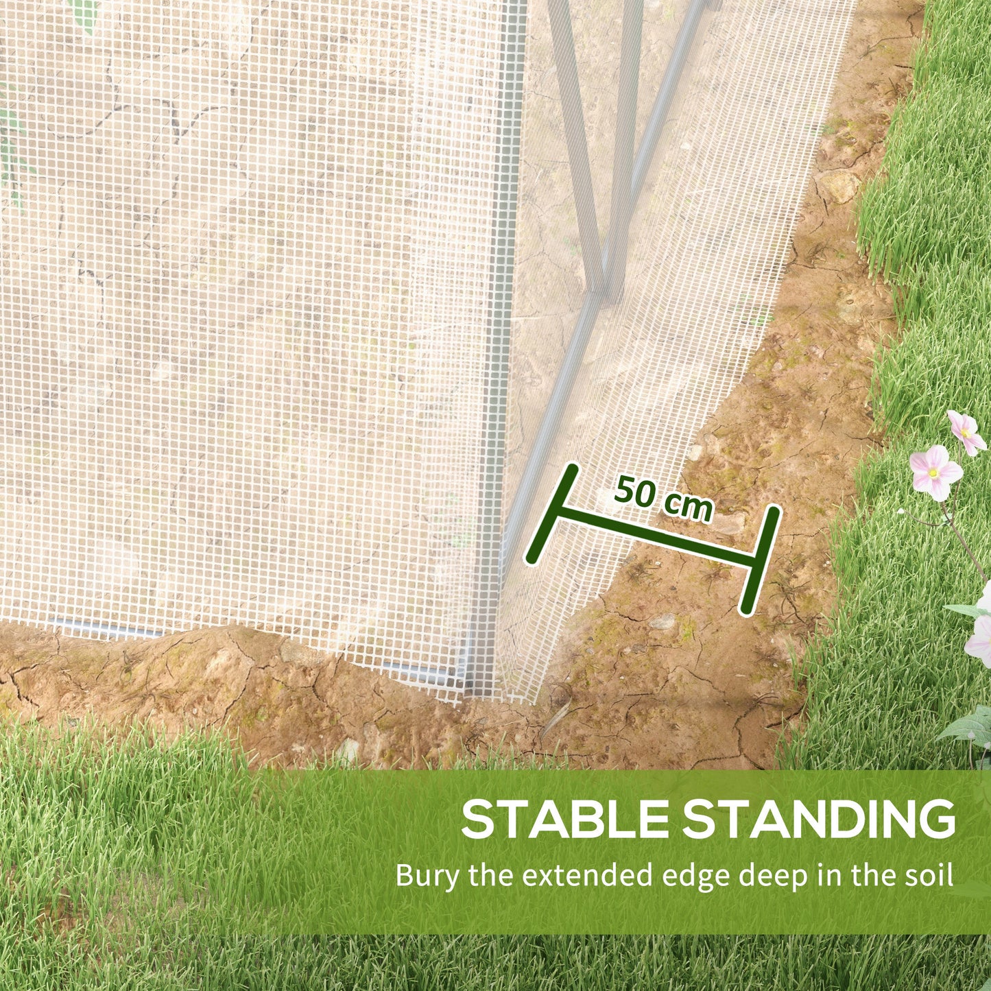 outsunny-polytunnel-greenhouse-walk-in-grow-house-with-uv-resistant-pe-cover-door-galvanised-steel-frame-4-x-3-x-2m-white