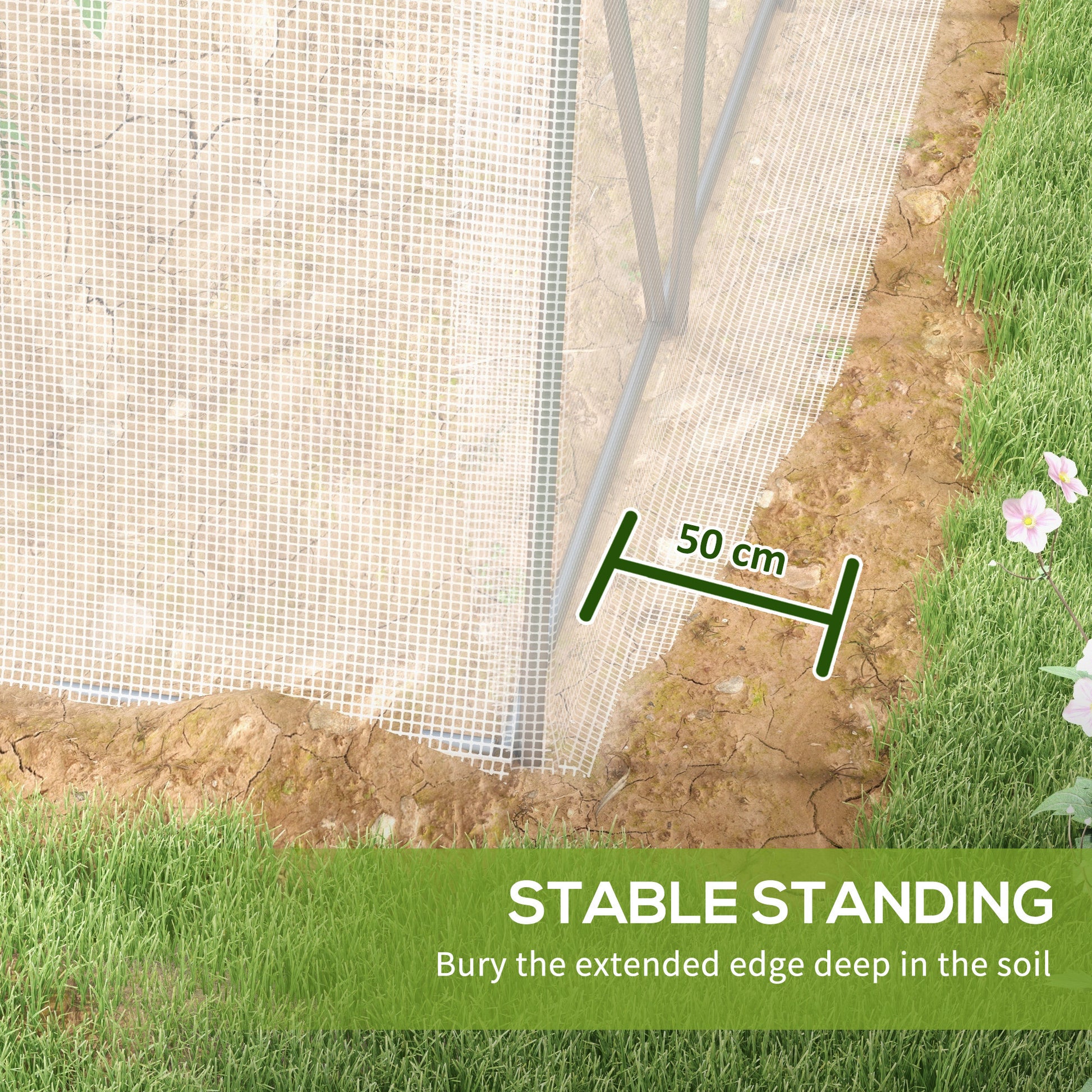 outsunny-polytunnel-greenhouse-walk-in-grow-house-with-uv-resistant-pe-cover-door-galvanised-steel-frame-4-x-3-x-2m-white