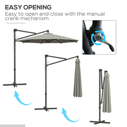 outsunny-3-m-cantilever-banana-parasol-with-cross-base-360-rotation-patio-umbrella-with-crank-handle-tilt-beige