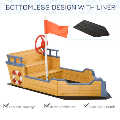 outsunny-kids-wooden-sandpit-children-sandbox-pirate-ship-sandboat-outdoor-backyard-playset-play-station-w-bench-bottom-liner