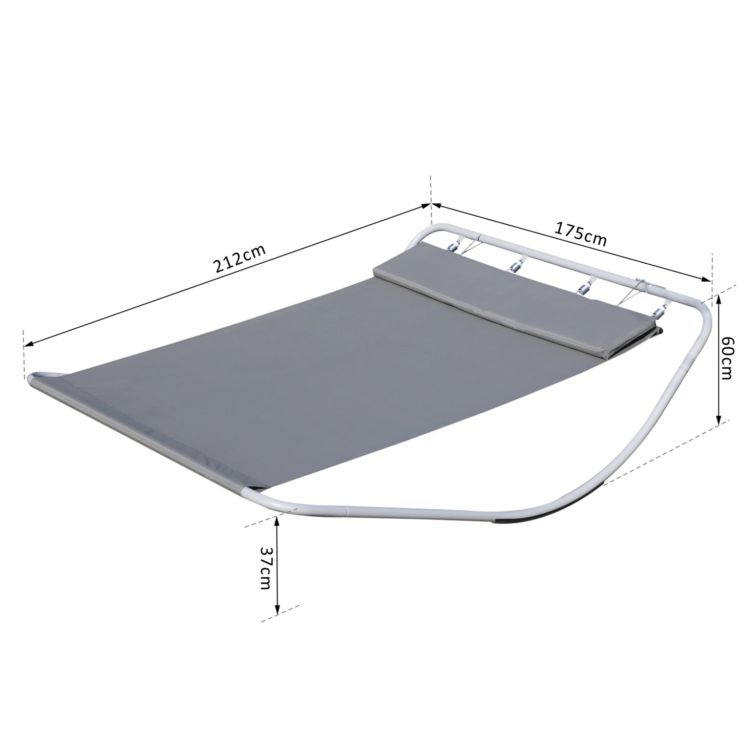 outsunny-outdoor-double-rocking-bed-hammock-grey