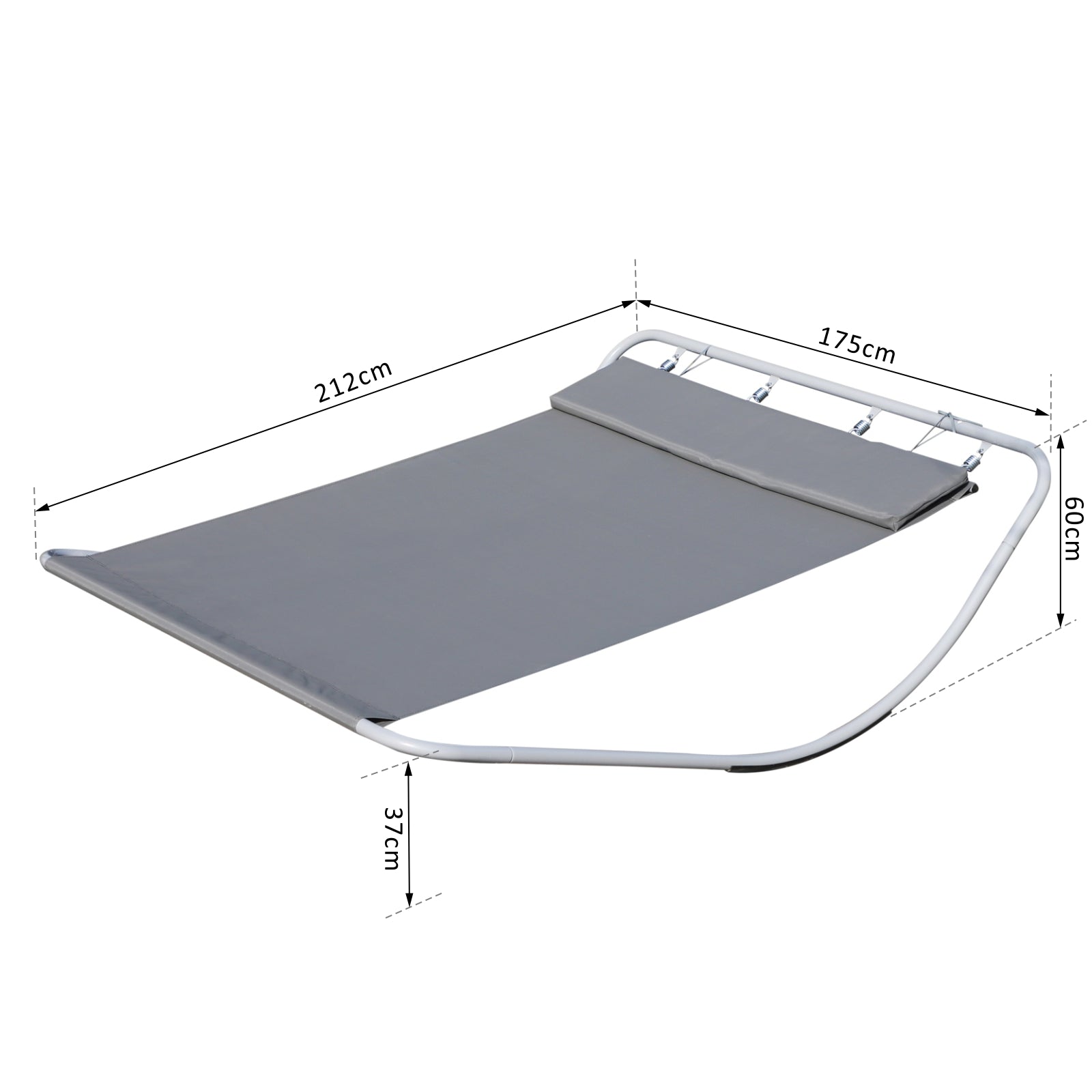 outsunny-outdoor-double-rocking-bed-hammock-grey