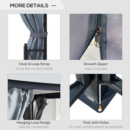 outsunny-4-x-3-35m-patio-metal-gazebo-canopy-garden-tent-sun-shade-outdoor-shelter-with-2-tier-roof-netting-and-curtains-steel-frame-grey