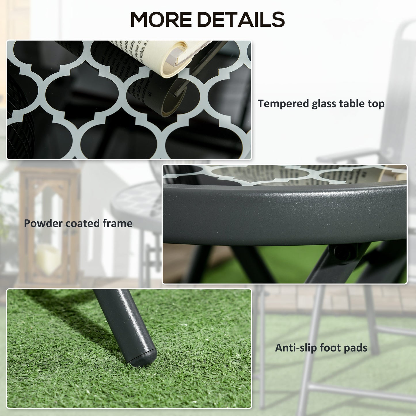 outsunny-45cm-outdoor-side-table-round-folding-patio-table-with-imitation-marble-glass-top-small-coffee-table-black